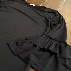 Dainty Jewell's Layering Shirt with Ruffles